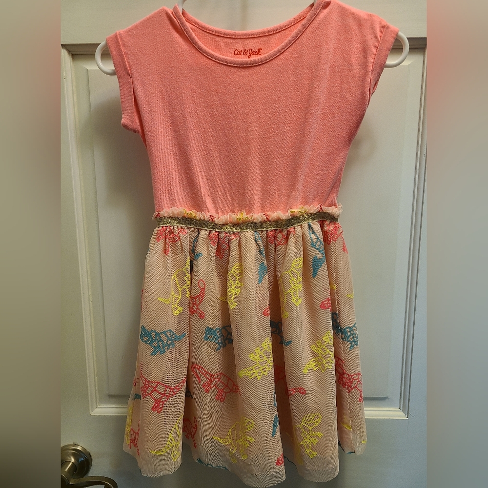 6/6x Girl Dress- Dinosaur